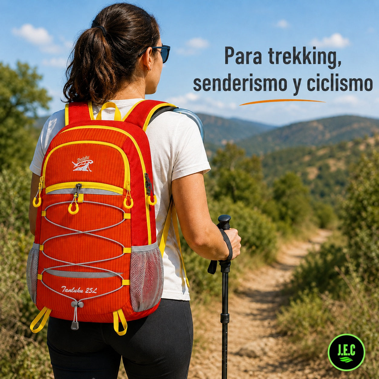 Kit Mochila Trekking 25L + Bolsa Hidratación 3L