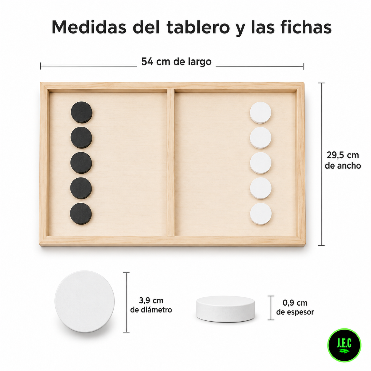 Juego de Mesa Foosball para 2 Jugadores en Madera