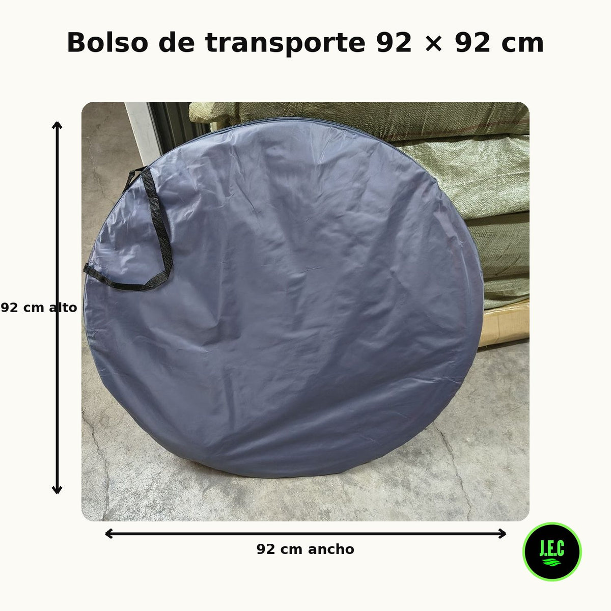 Carpa Camping Café 280x200x120 cm con Fibra de Vidrio