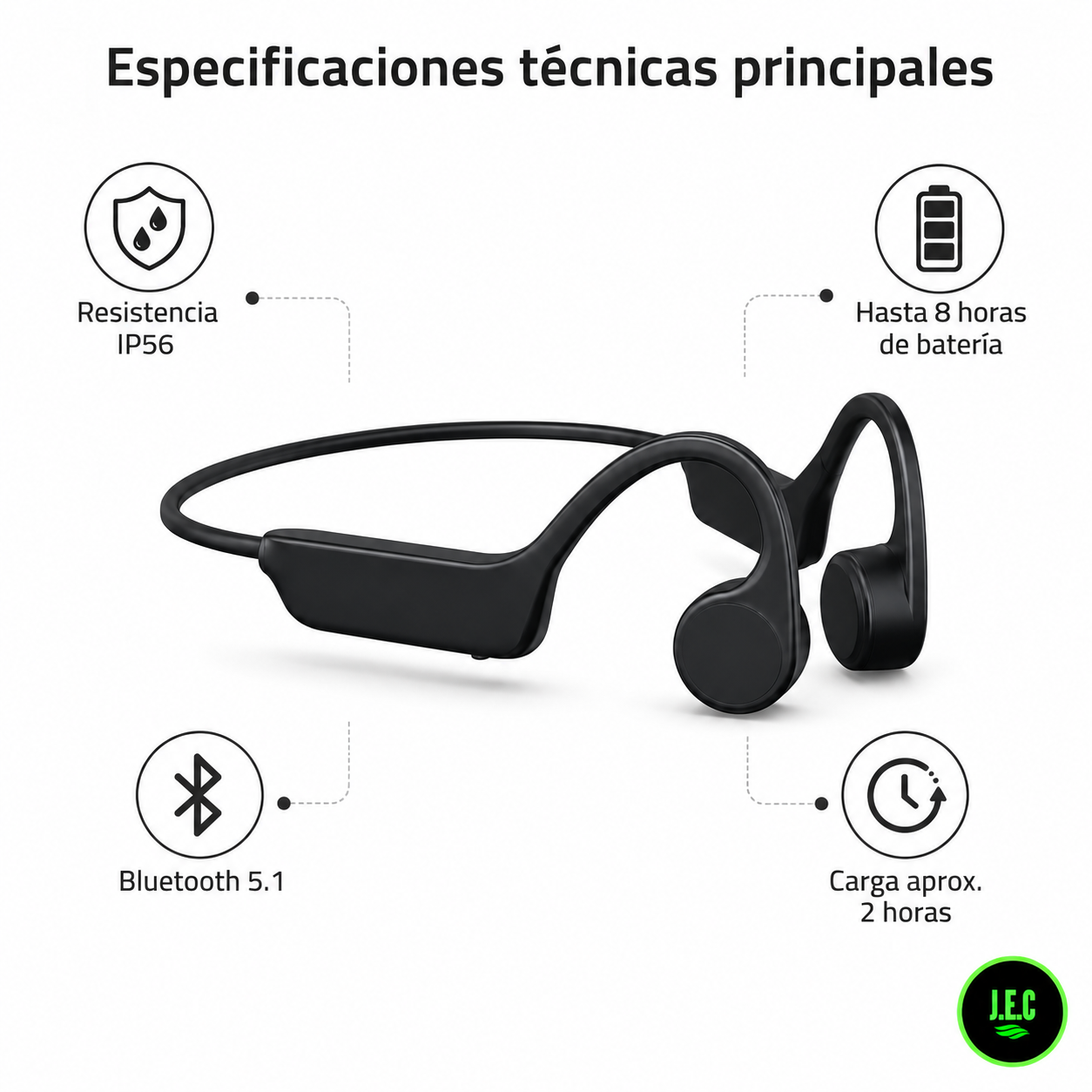 Audífonos de Conducción Ósea Deportivos X4