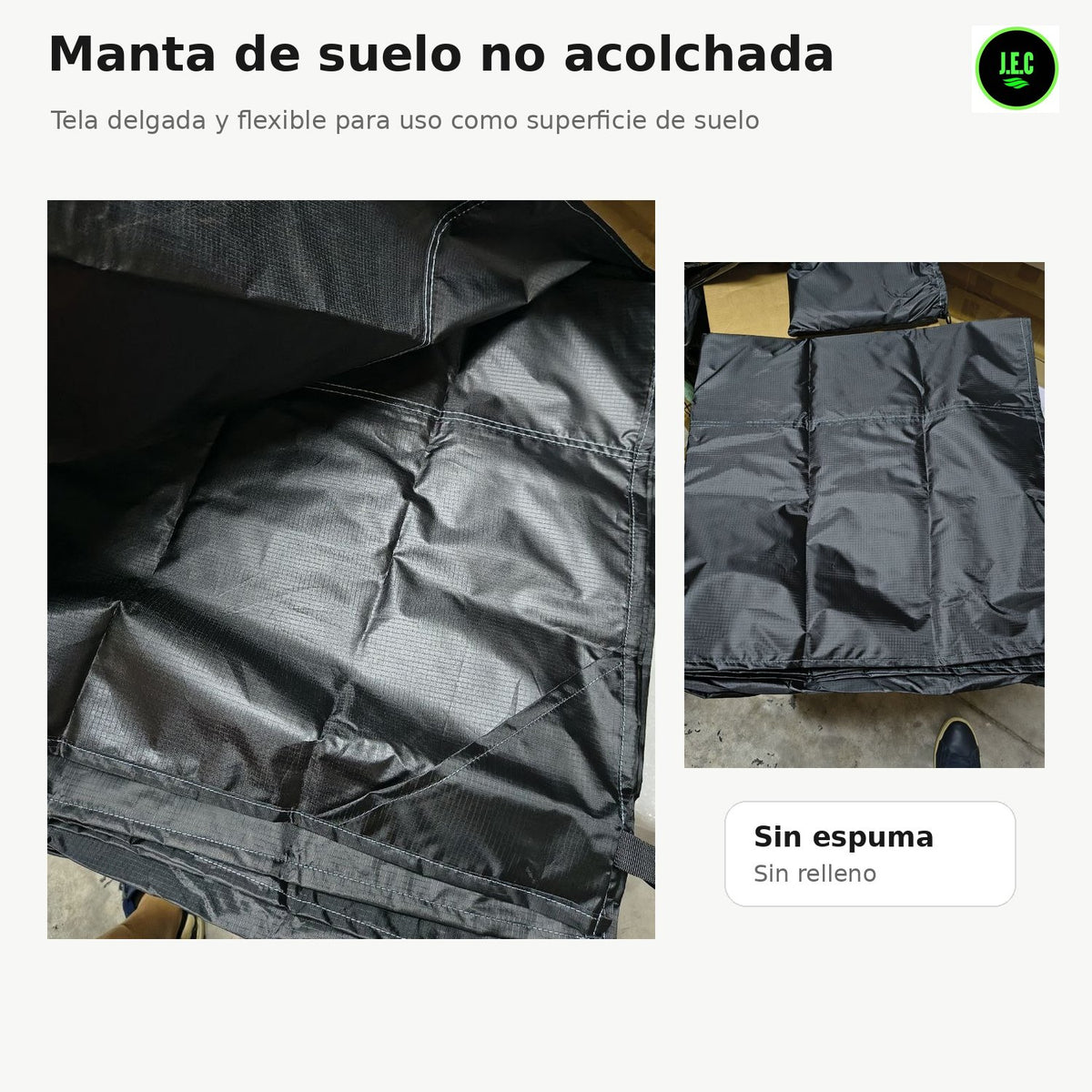 Manta compacta para picnic y camping 200 × 210 cm