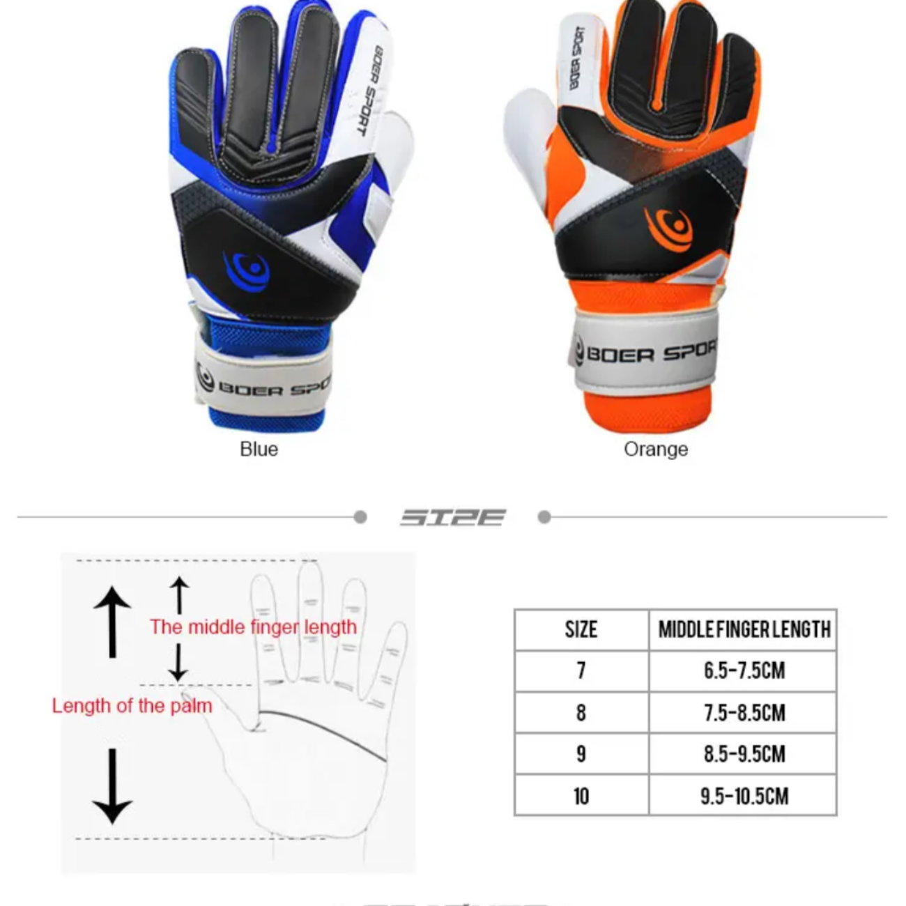 Guantes de Arquero Portero de Futbol Antideslizantes