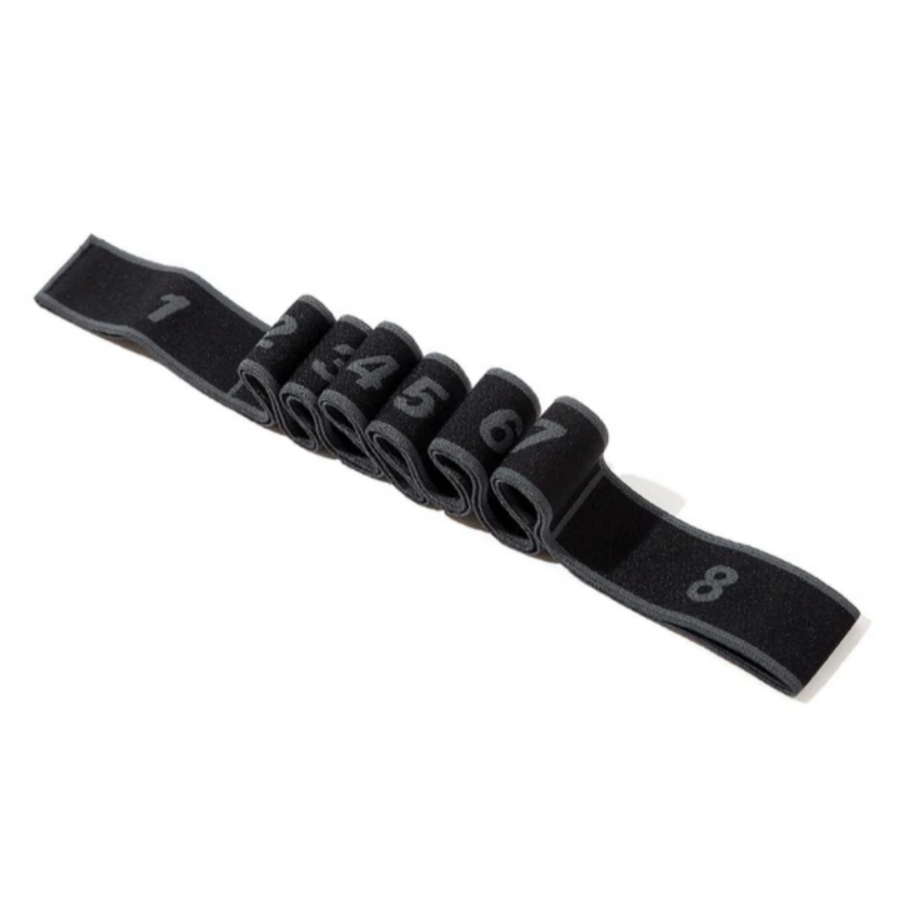 Banda Elástica Resistencia Para Yoga Con 8 Anillos Separados