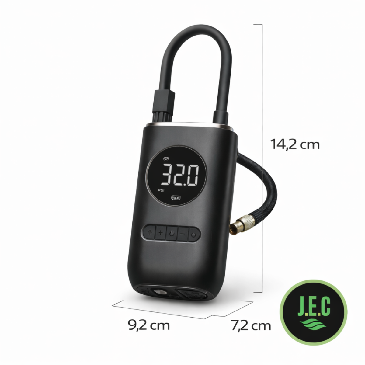 Compresor Aire Portátil Digital 150 PSI Auto Bicicleta