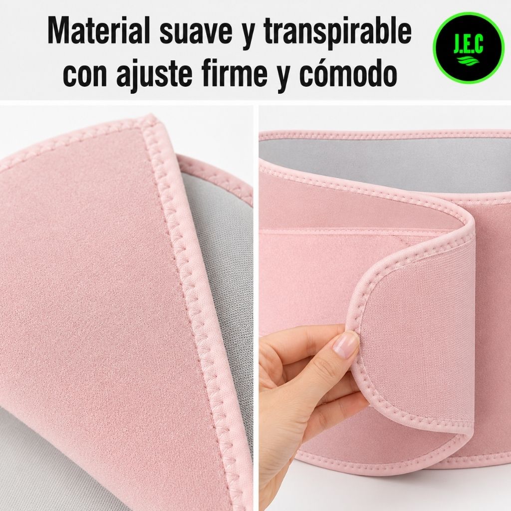 Faja Reductora Deportiva Iones de Plata Triple Capa Sauna
