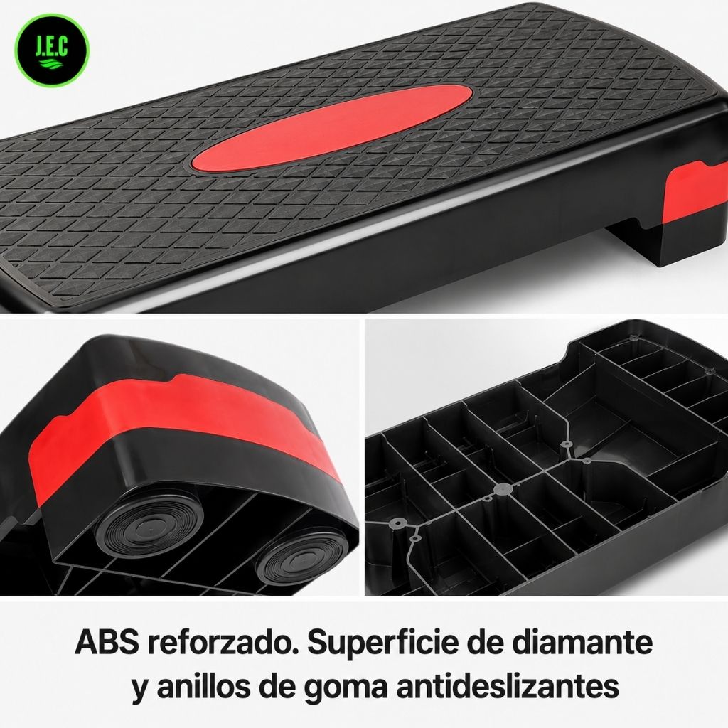 Step Aeróbico 2 Niveles 68 Cm Antideslizante Fitness