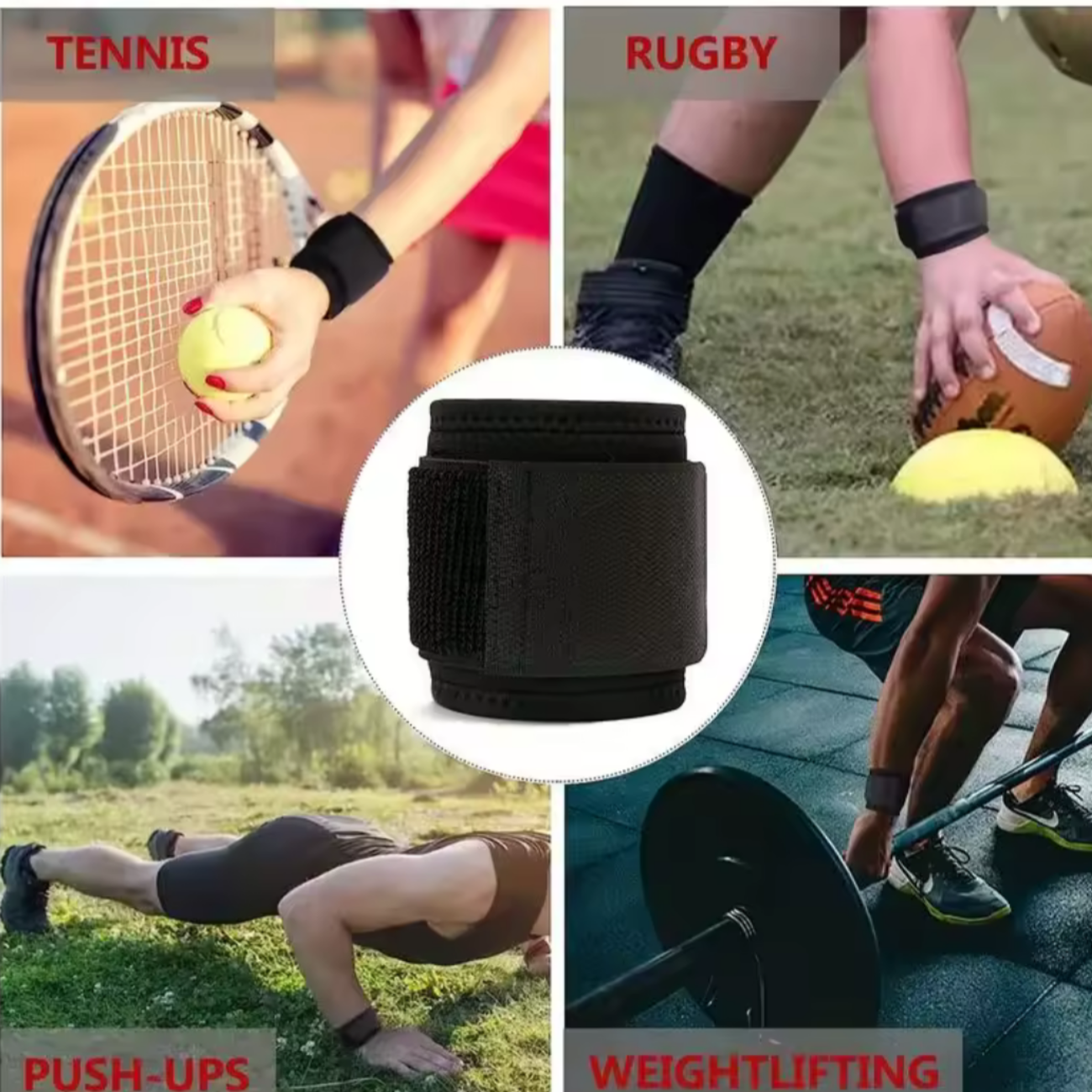 Muñequera Deportiva Ajustable Protección Y Soporte Para Tu entreno
