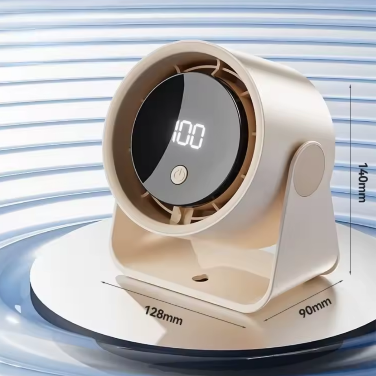 Mini Ventilador De Escritorio Potente Recargable Silencioso