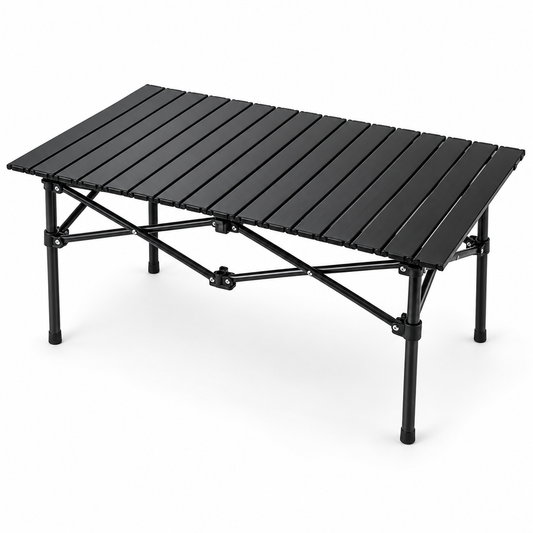 Mesa Plegable Camping Grande 95x56x52 cm Enrollable