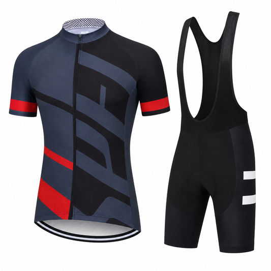 Conjunto ciclismo jersey + culotte con badana de gel