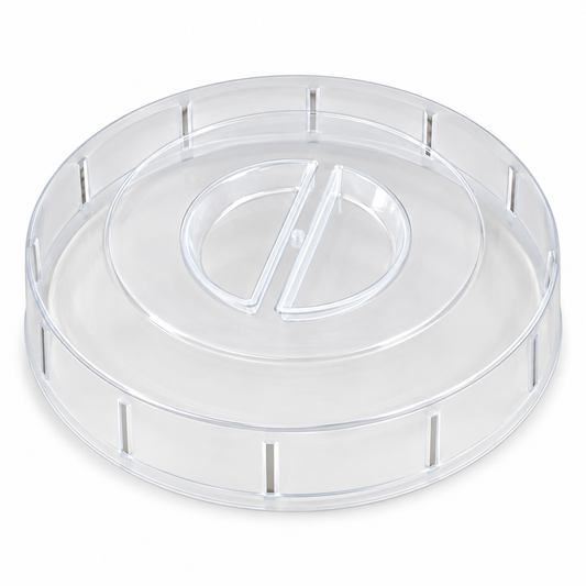 Tapa Microondas Antisalpicaduras Ventilada Transparente