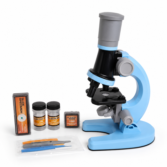 Microscopio Educativo 1200x LED con Kit de Ciencia