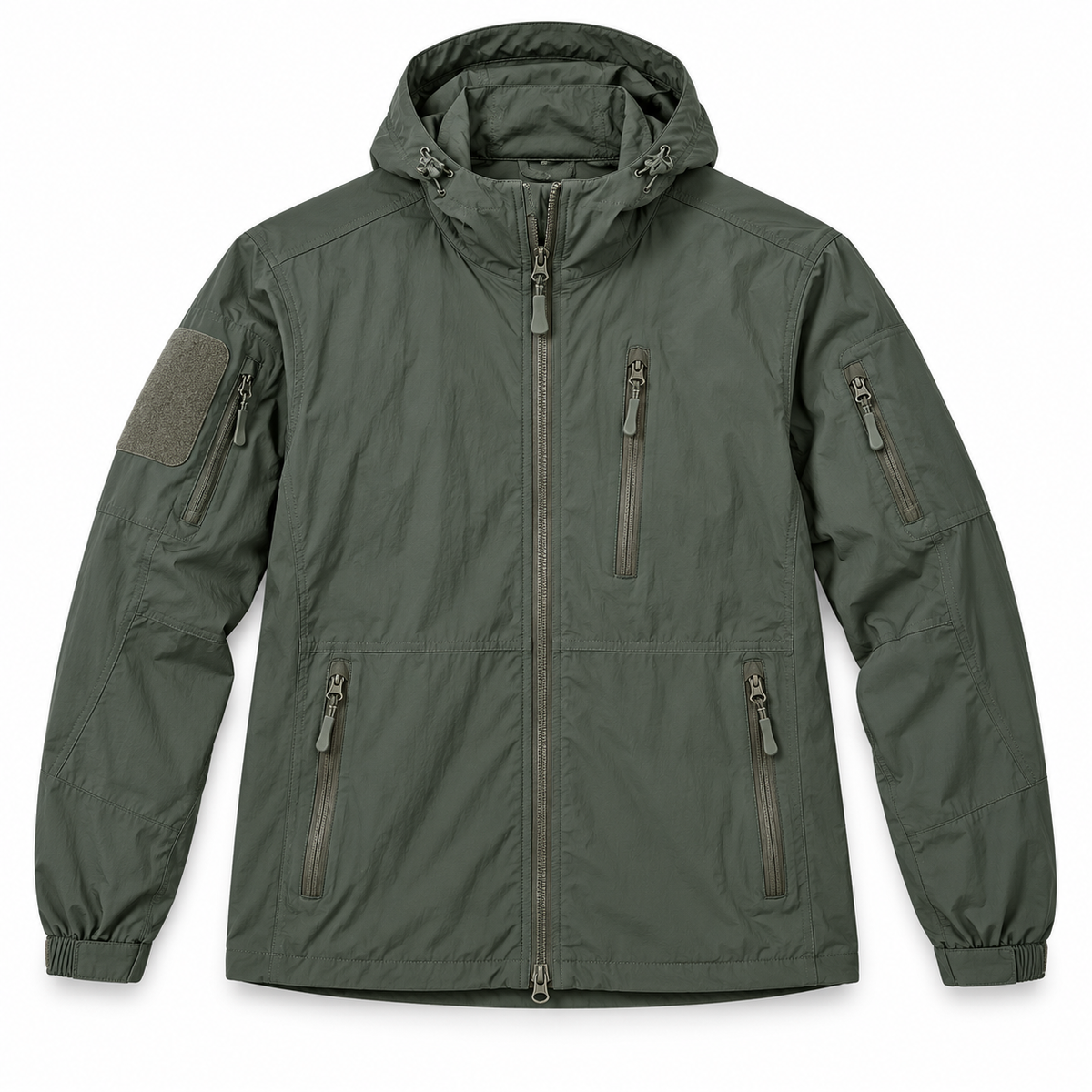 Chaqueta Cortaviento Hombre Con Capucha