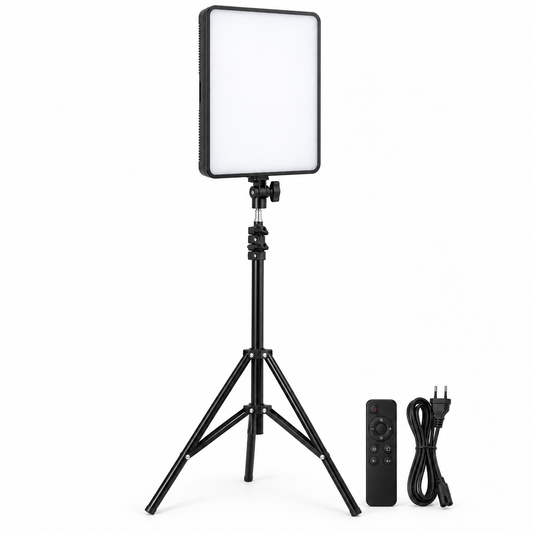 Kit Iluminación Panel LED RL-19 con Trípode IRM 2m