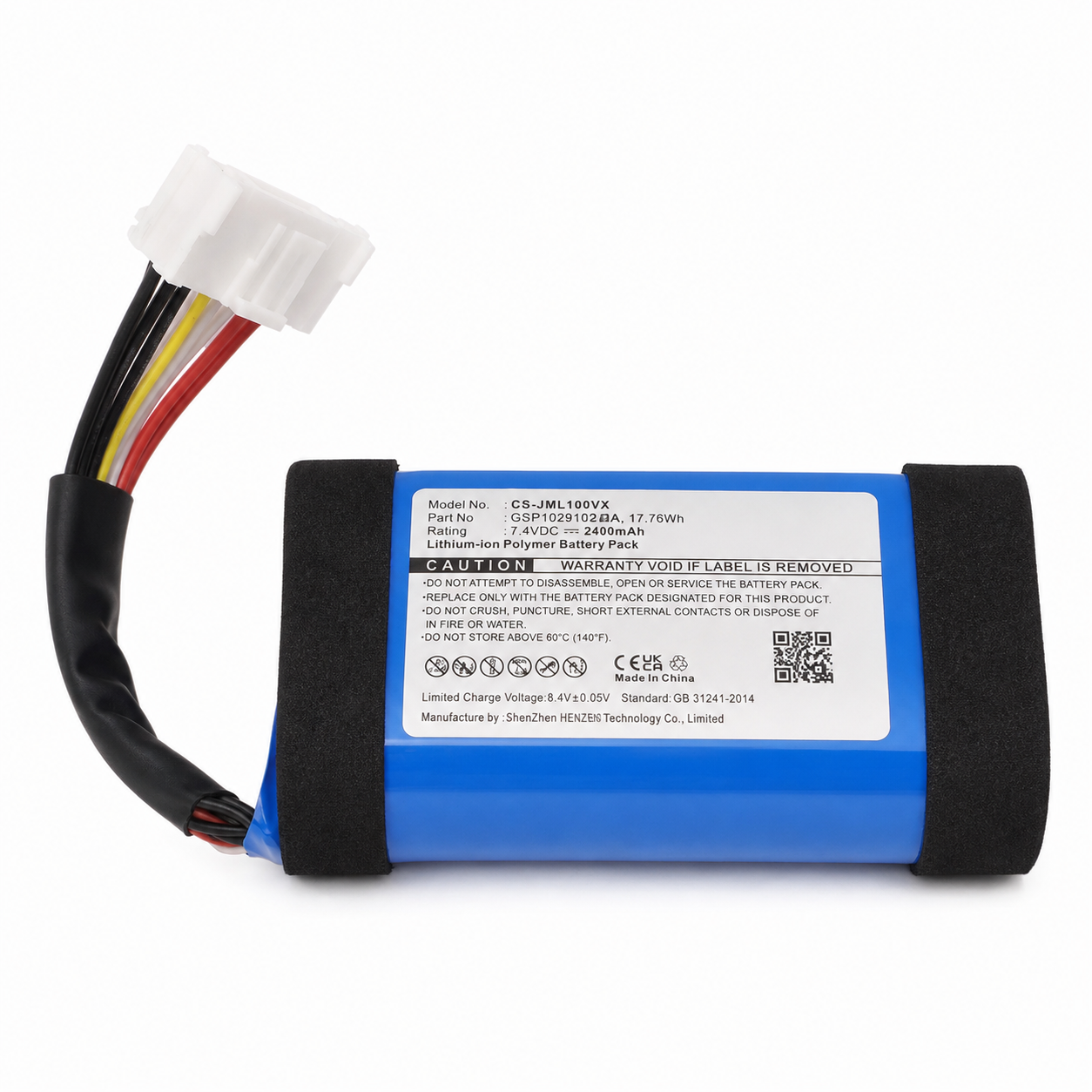 Batería de reemplazo 12000 mAh compatible para JBL Charge 4