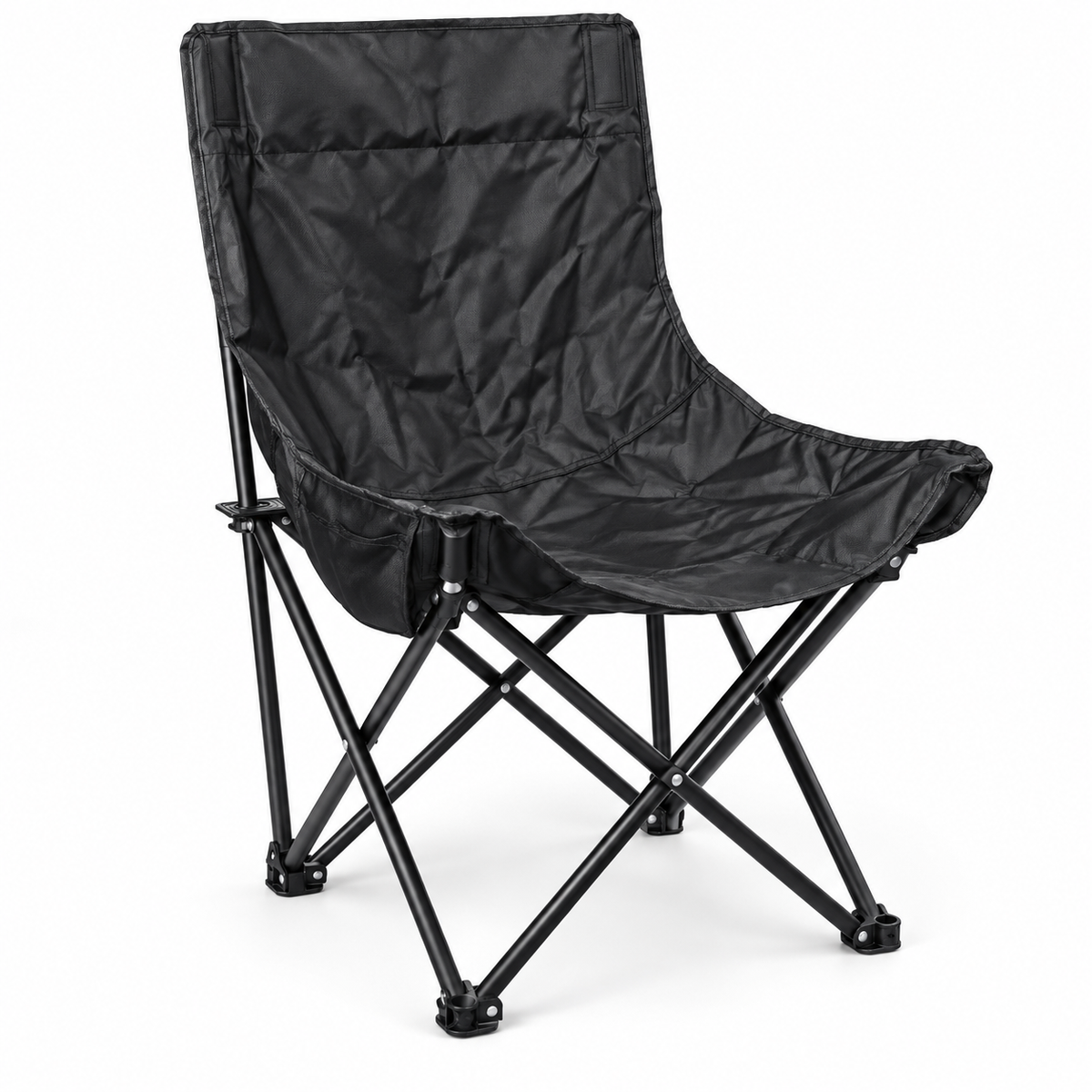 Silla Camping Plegable respaldo alto Con Estuche
