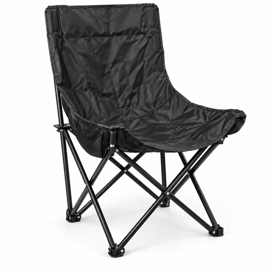 Silla Camping Plegable respaldo alto Con Estuche