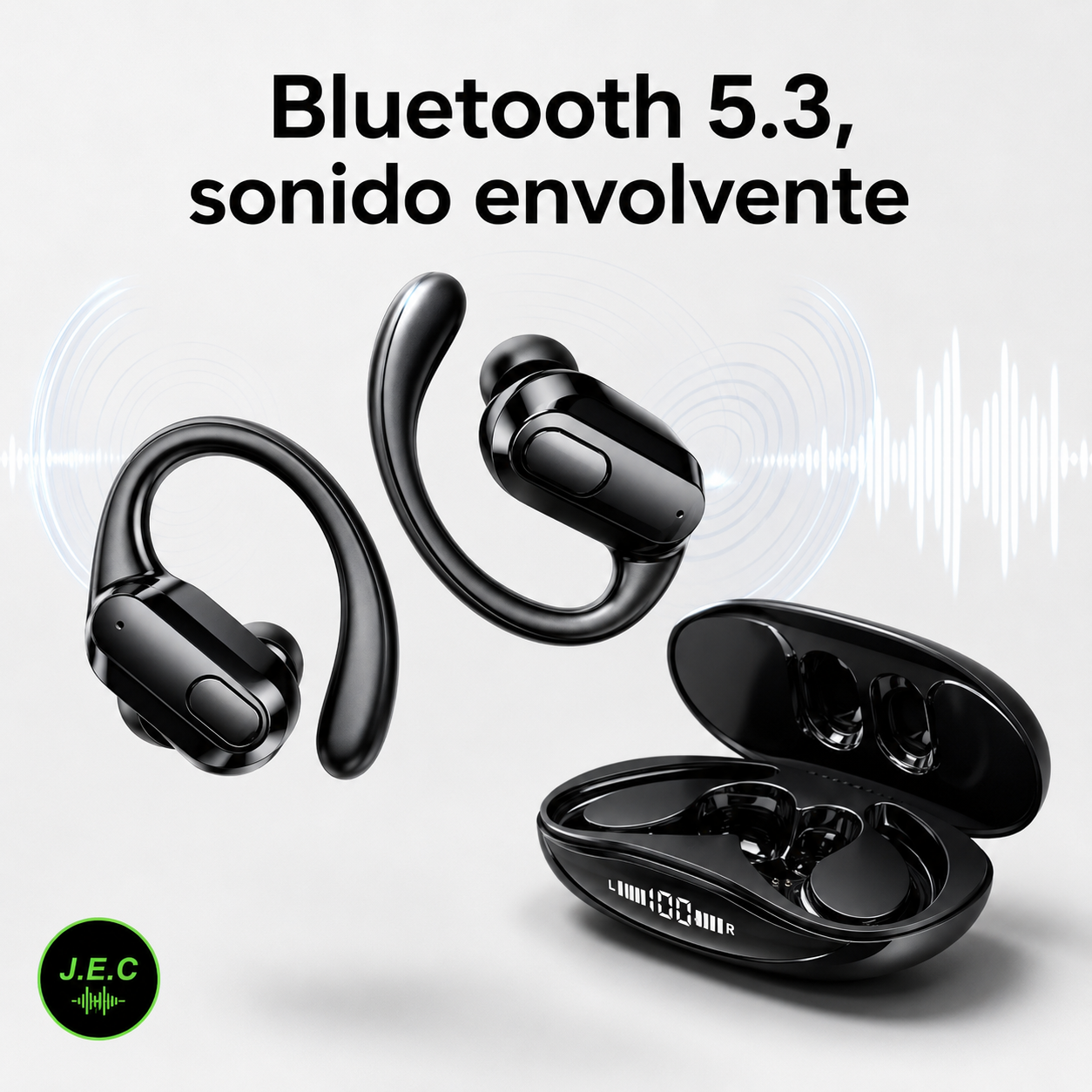 Audífonos Thinkplus XT80 TWS Deportivos Bluetooth 5.3 con Gancho