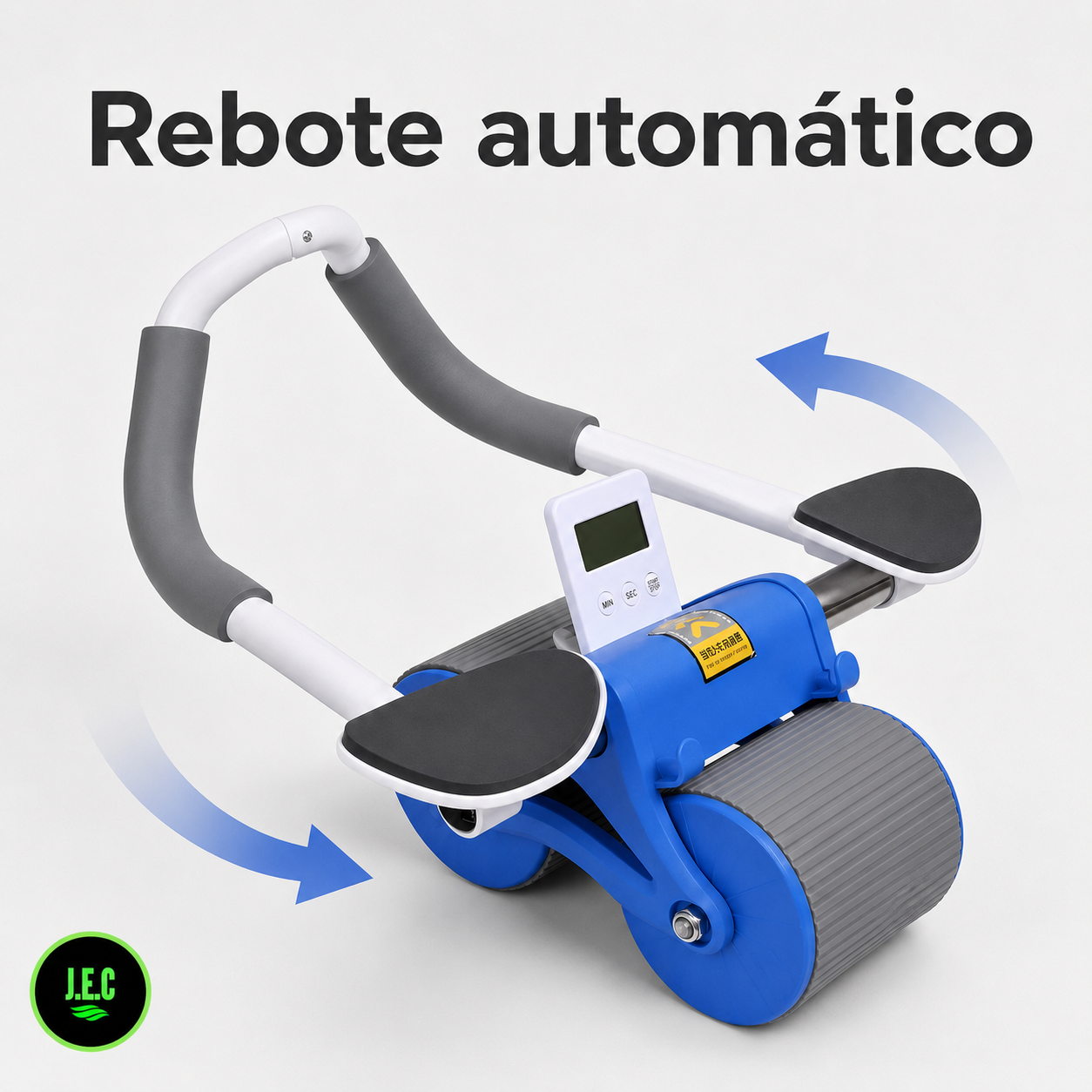 Rueda Abdominal  Doble Con Soporte De Codo Doble + Alfombra