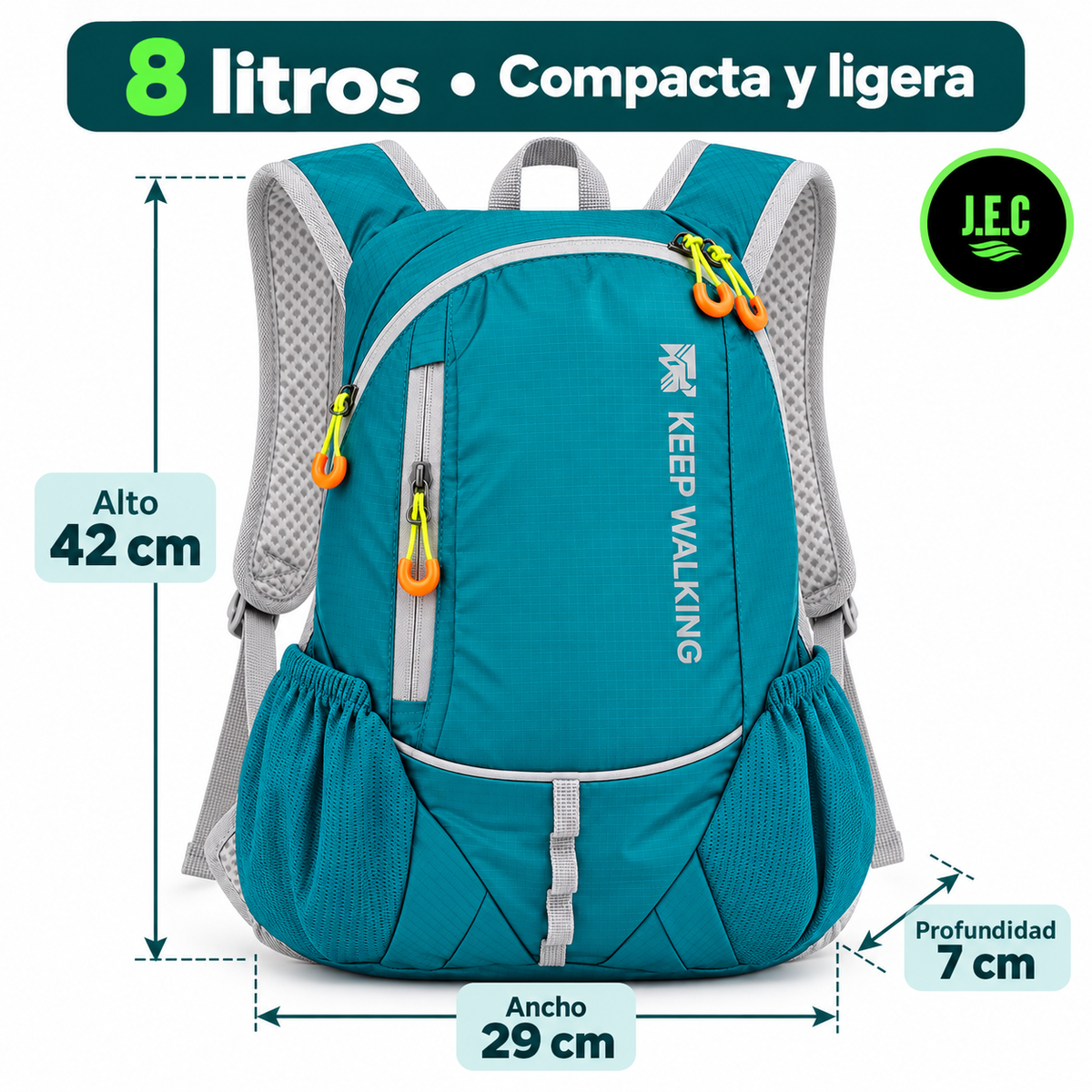 Mochila 8L Trekking Ciclismo Running