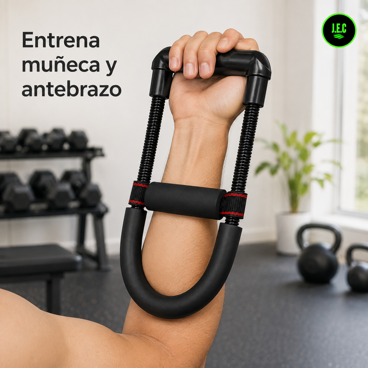Ejercitador de Antebrazo y Muñeca JT-16 con Resortes