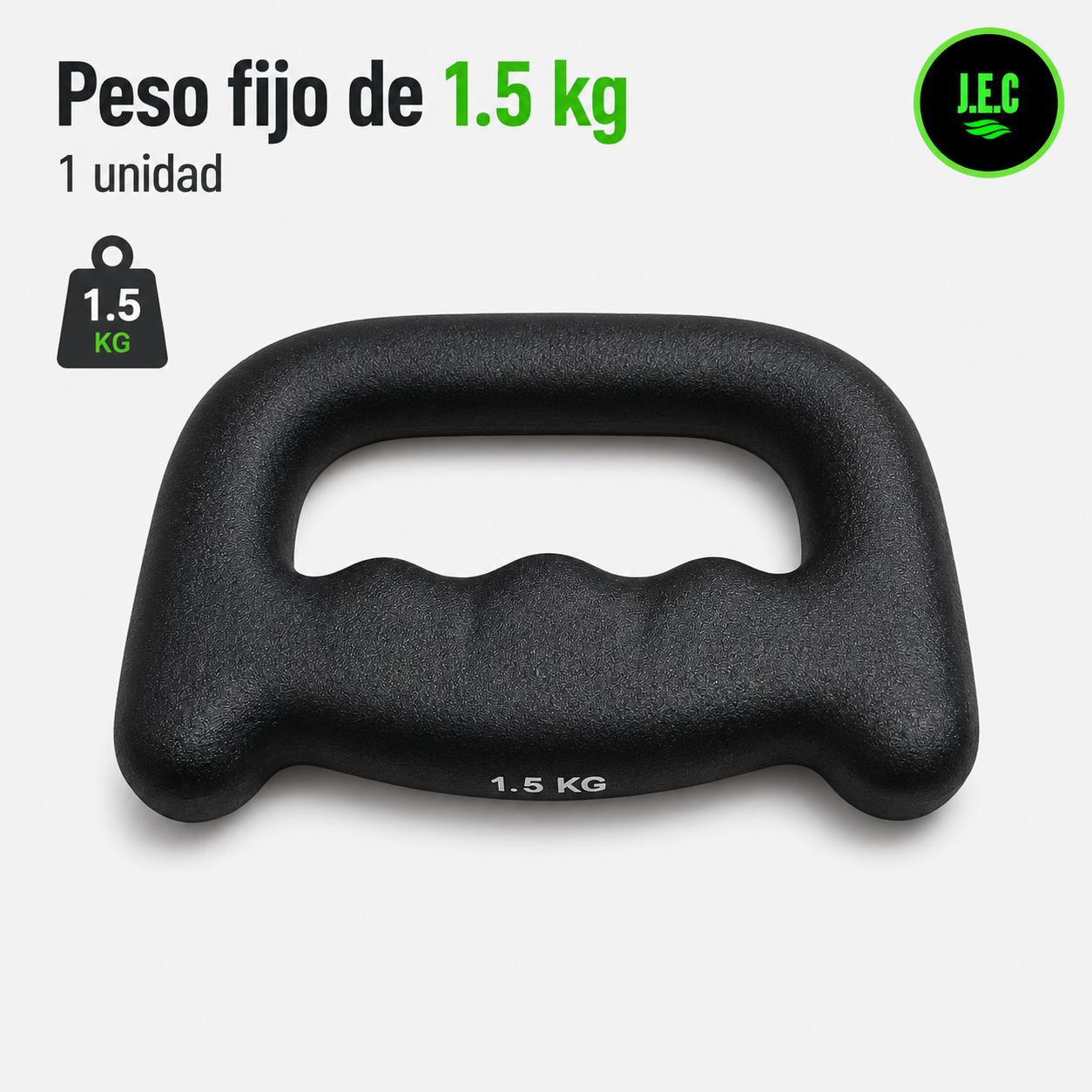 Mancuerna Ergonómica de 1.5 kg con Agarre Integrado