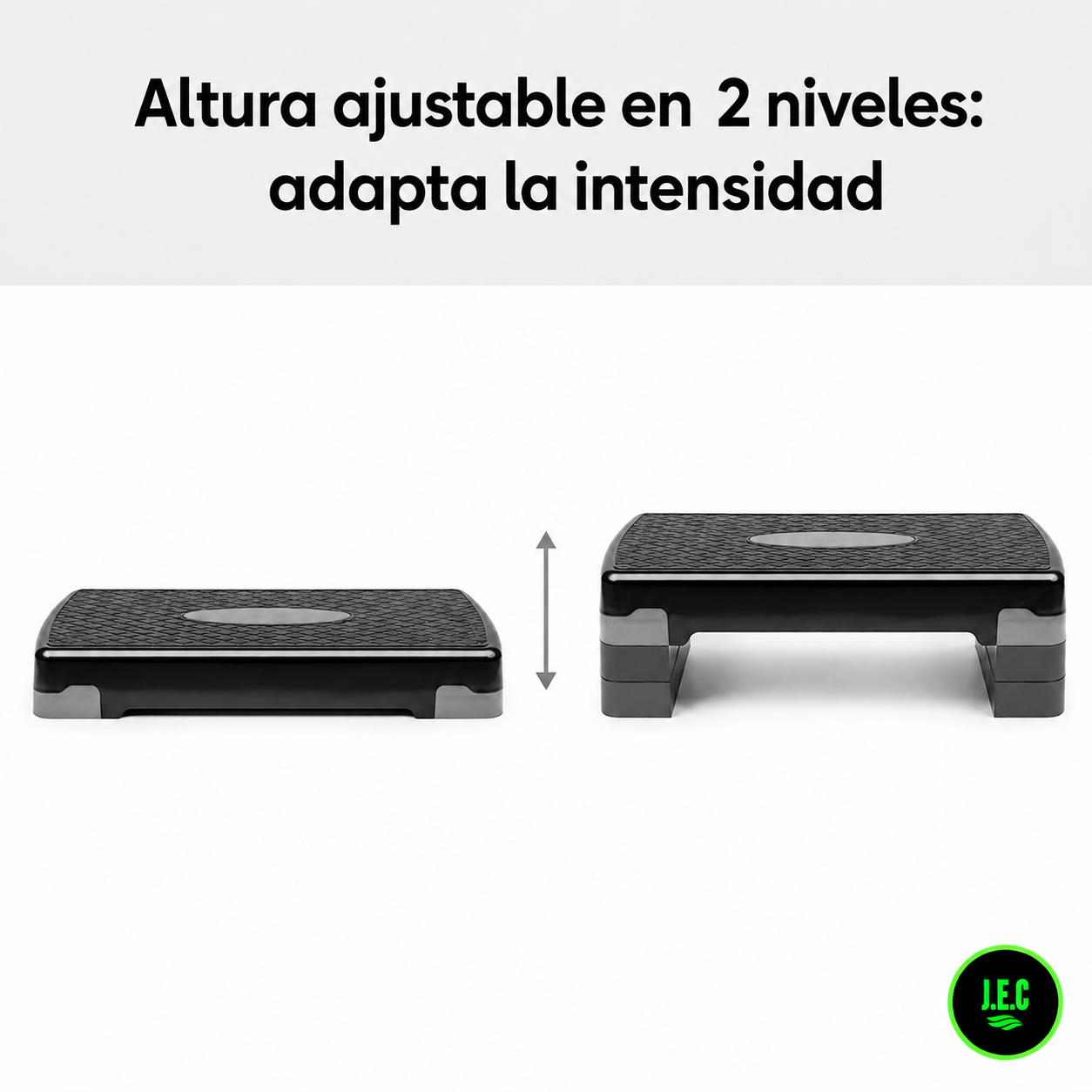 Step Aeróbico 2 Niveles 68 Cm Antideslizante Fitness