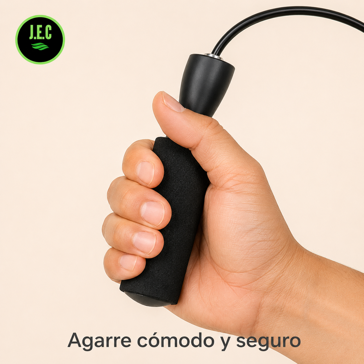 Cuerda para Saltar Fitness Ajustable con Doble Rodamiento