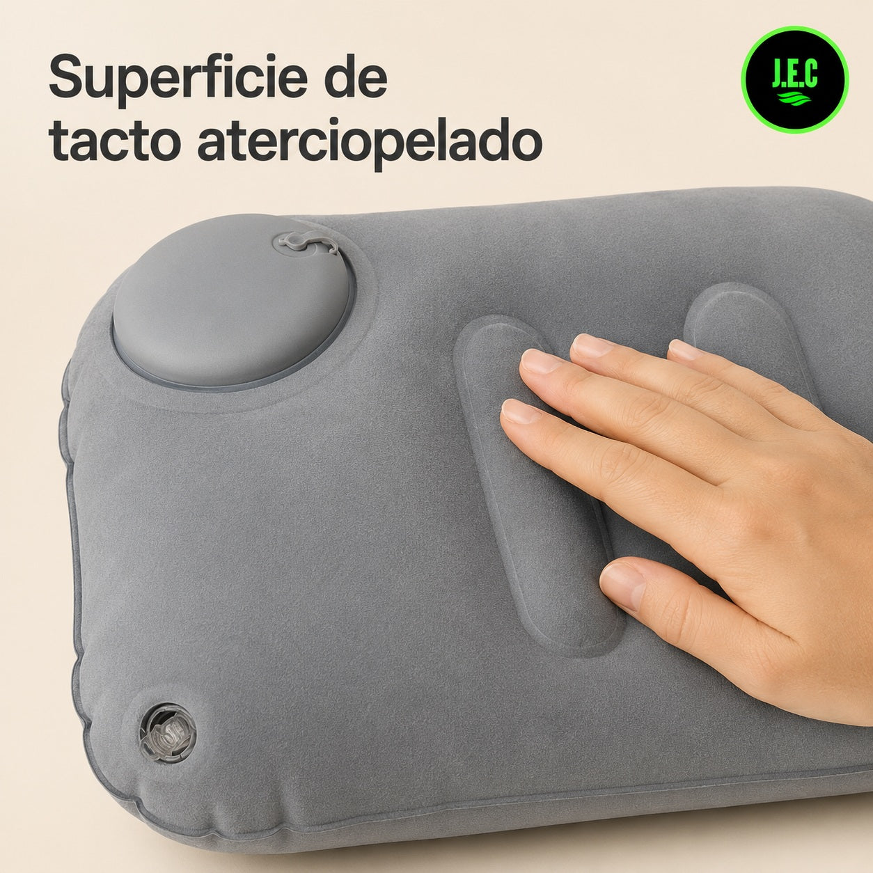 Almohada Inflable Portátil para Camping y Viajes