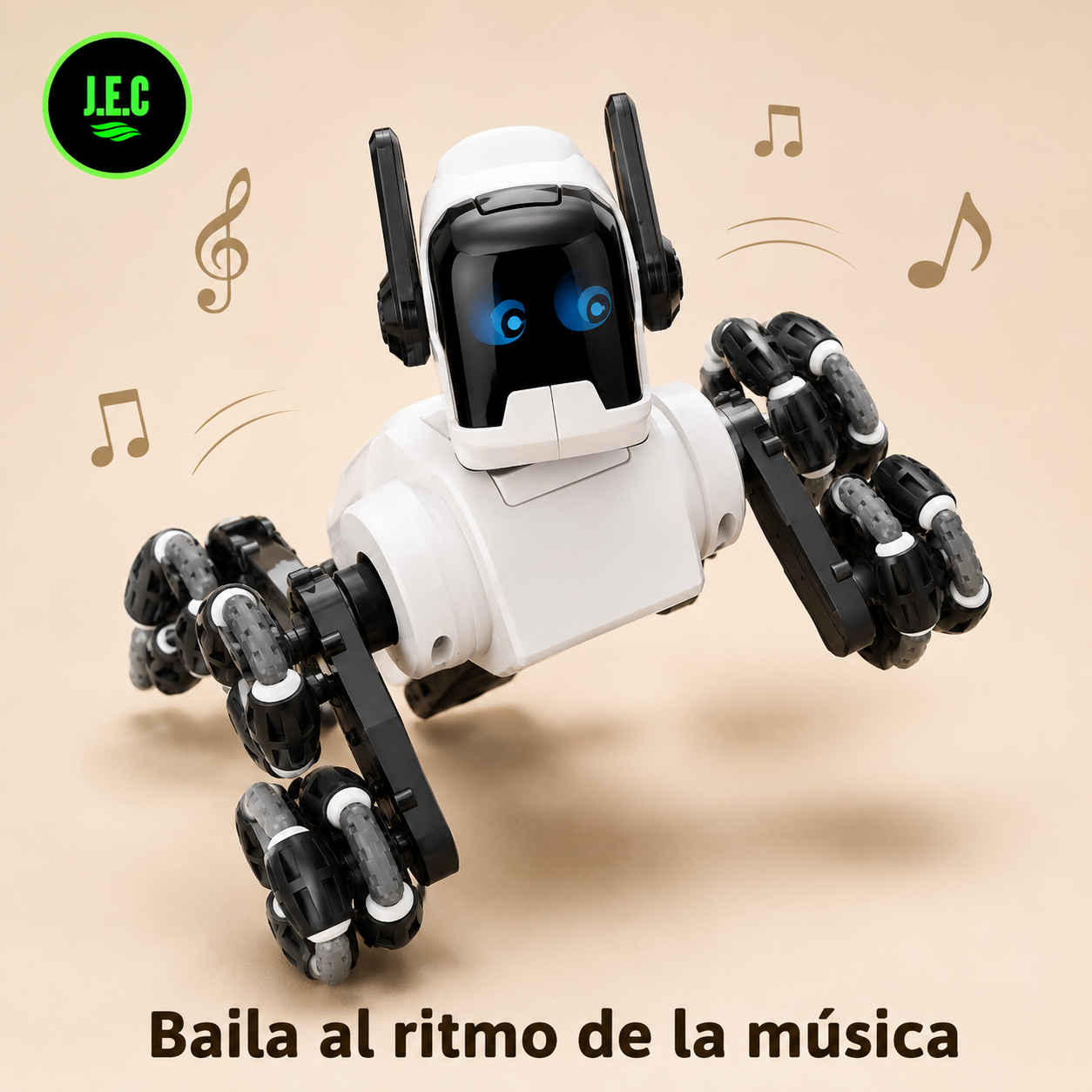 Robot Interactivo a Control Remoto con Luces y Música