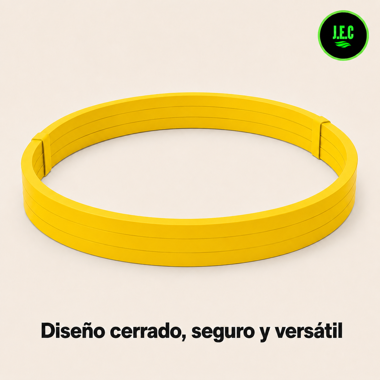 Banda Elástica de Resistencia Amarilla 20lb Fitness J.E.C