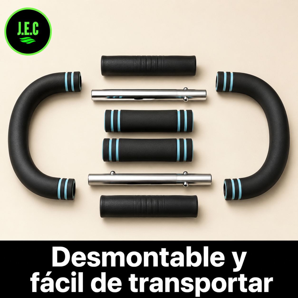 Barra de Pilates con Banda Elástica para Yoga y Fitness