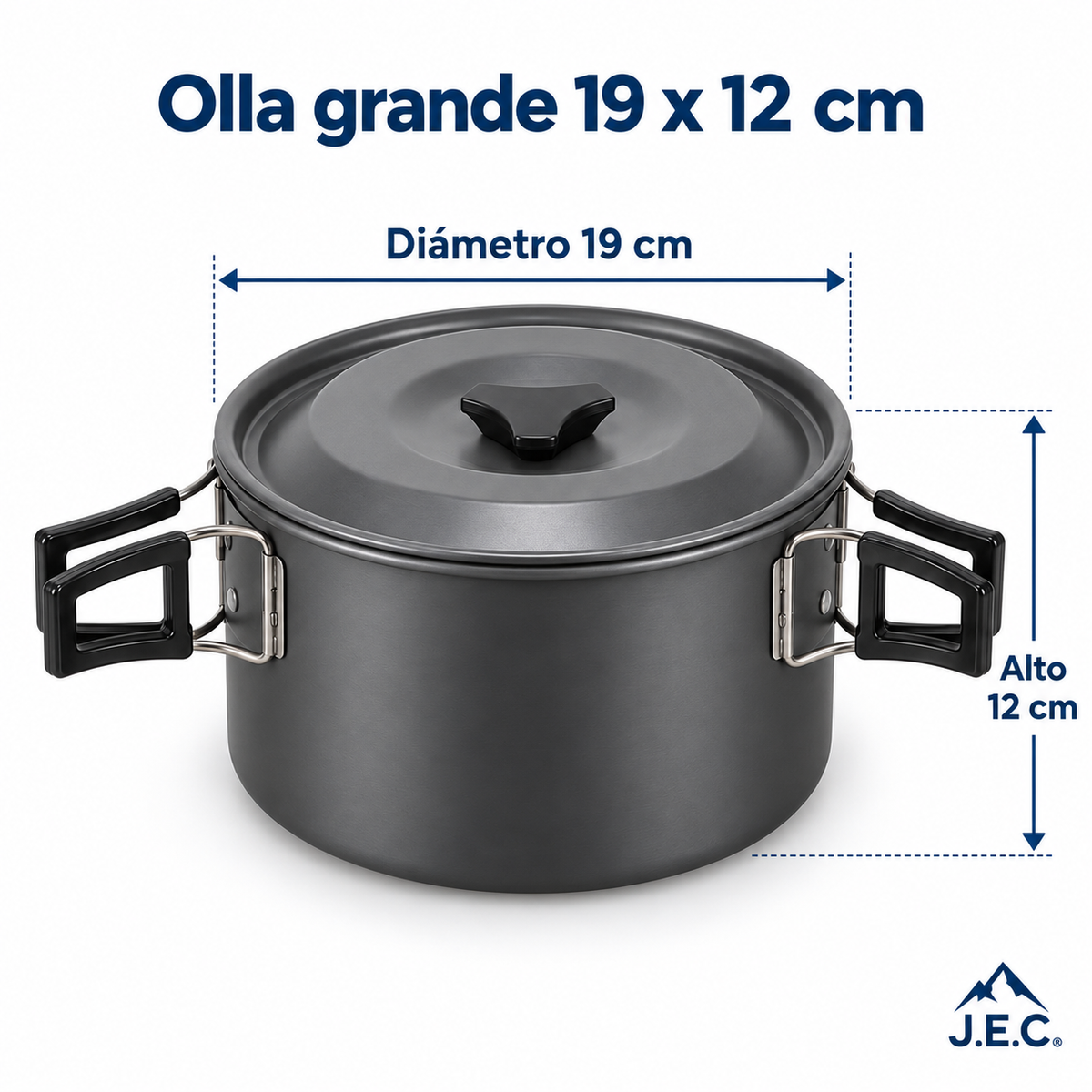 Set Cocina Camping 16 Piezas con Tetera y Ollas