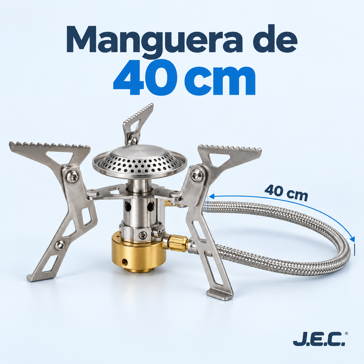 Cocinilla a Gas Camping Portátil Plegable 1 Quemador