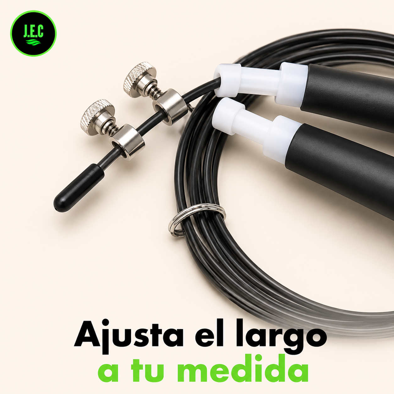 Cuerda de Saltar Profesional Ajustable Cardio y Boxeo
