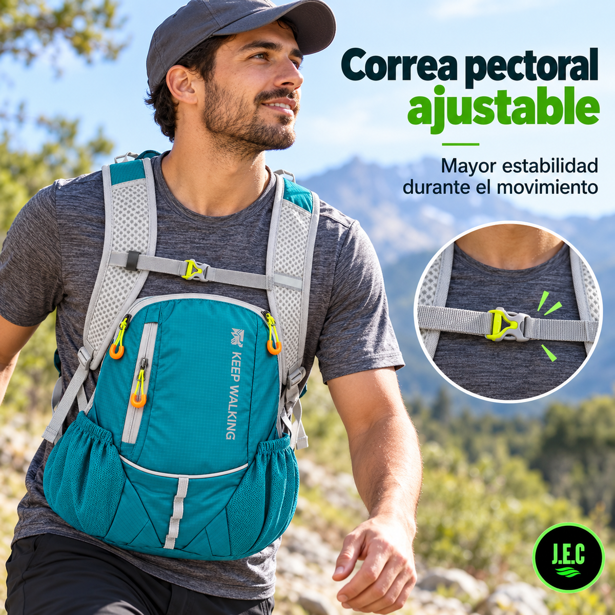 Mochila 8L Trekking Ciclismo Running
