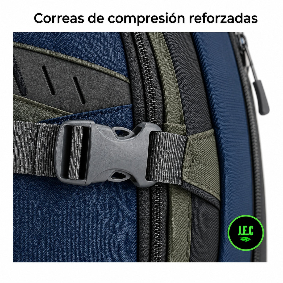 Mochila Trekking Adventure 55L Viaje y Camping Ergonómica