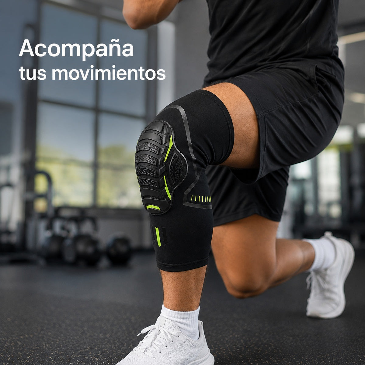 Rodillera Deportiva Antigolpes – Compresión, Protección y Antideslizante