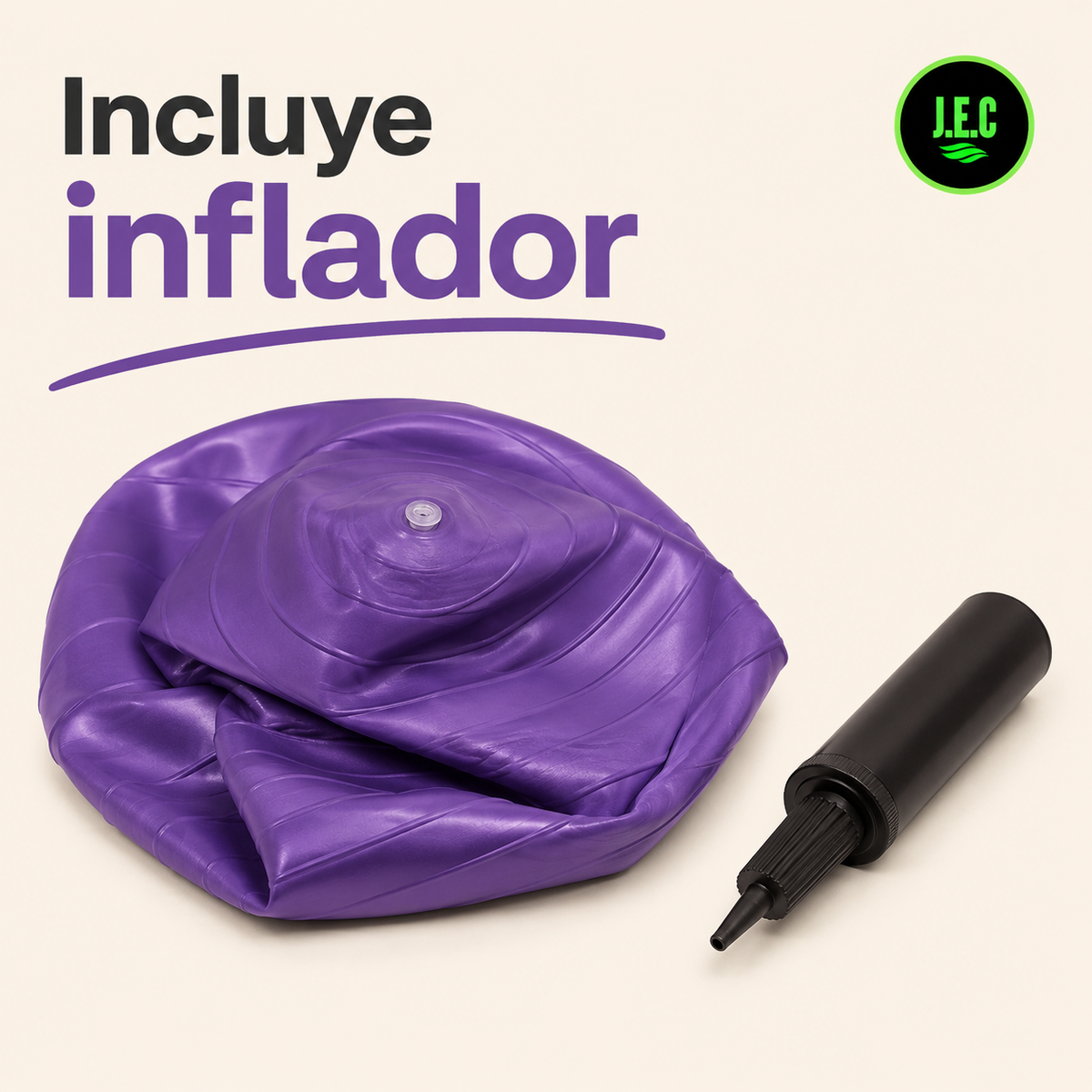 Pelota De Yoga Antiexplosión 2mm Engrosada Antideslizante+ Inflador