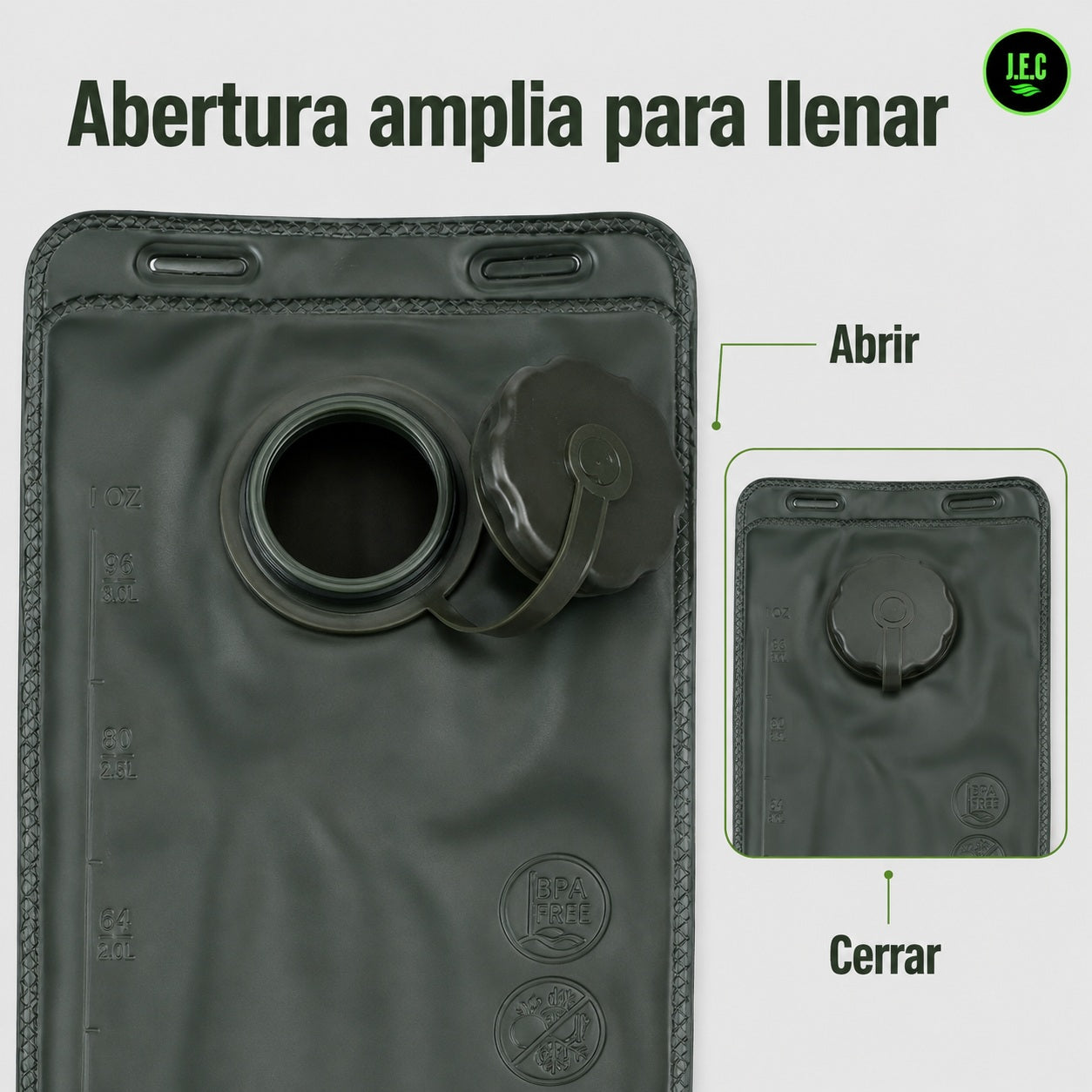 Bolsa de Hidratación 3L con Manguera