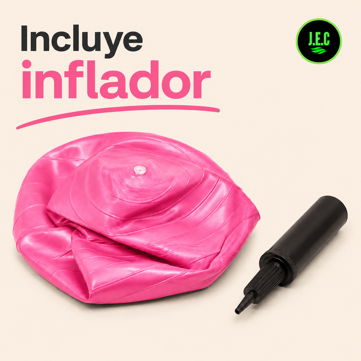 Pelota De Yoga Antiexplosión 2mm Engrosada Antideslizante+ Inflador