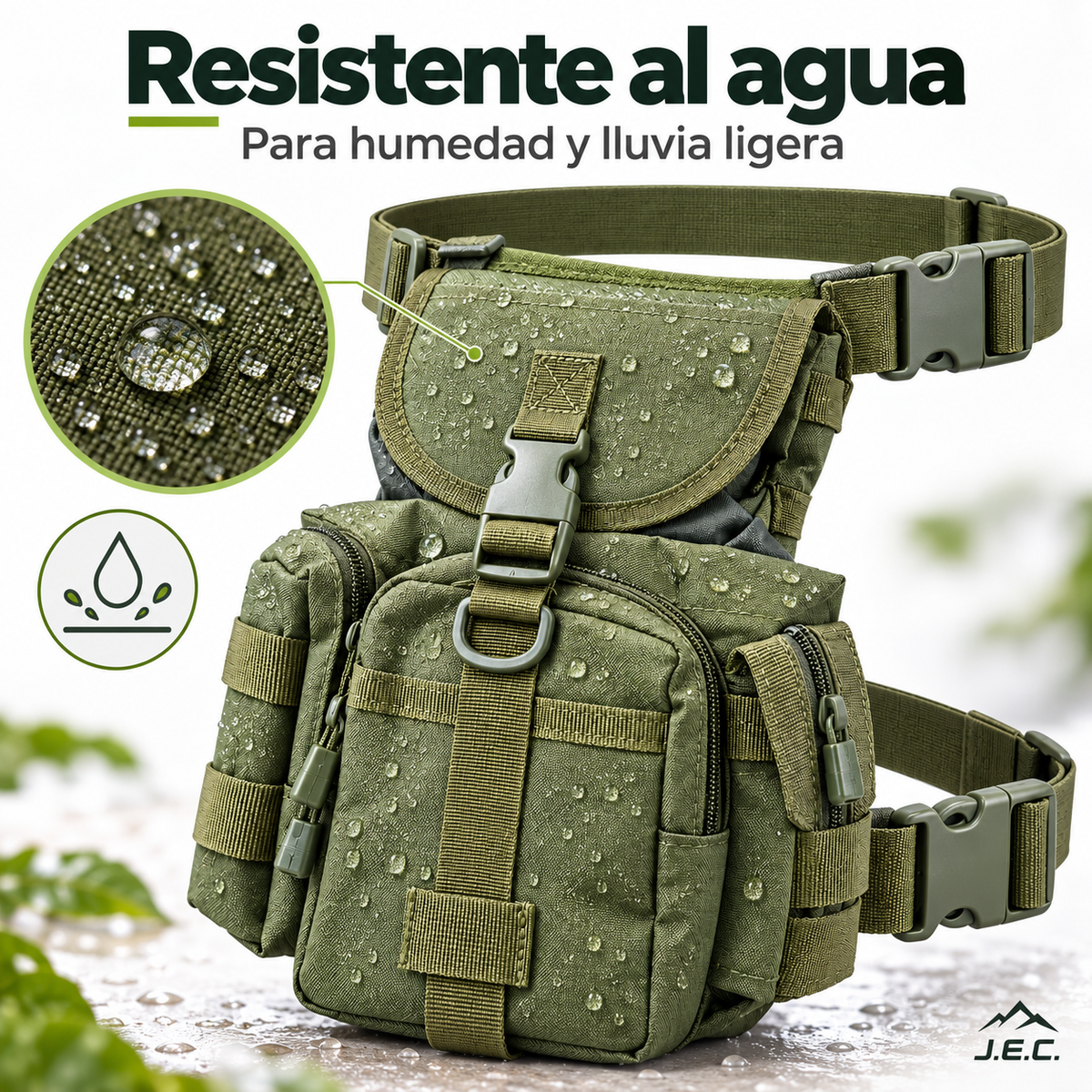 Banano Muslero Moto Táctico Resistente Agua Ajustable