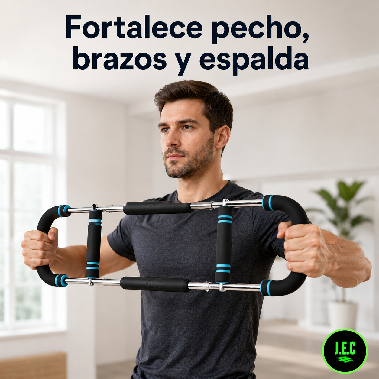 Barra de Pilates con Banda Elástica para Yoga y Fitness