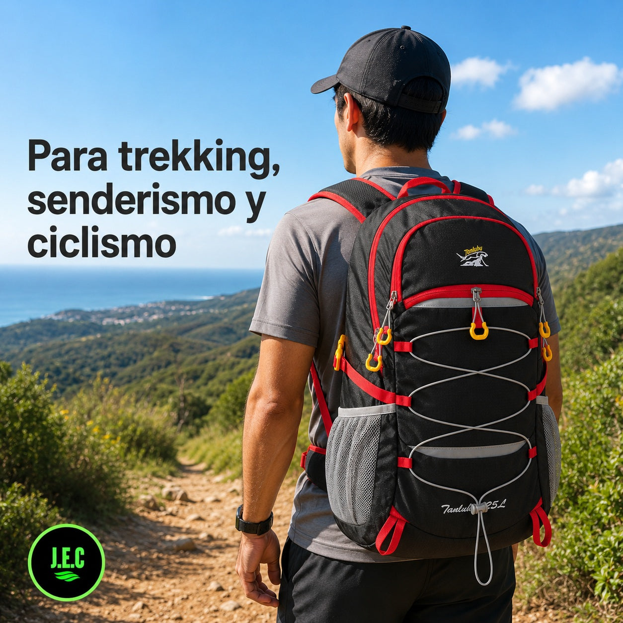 Kit Mochila Trekking 25L + Bolsa Hidratación 3L