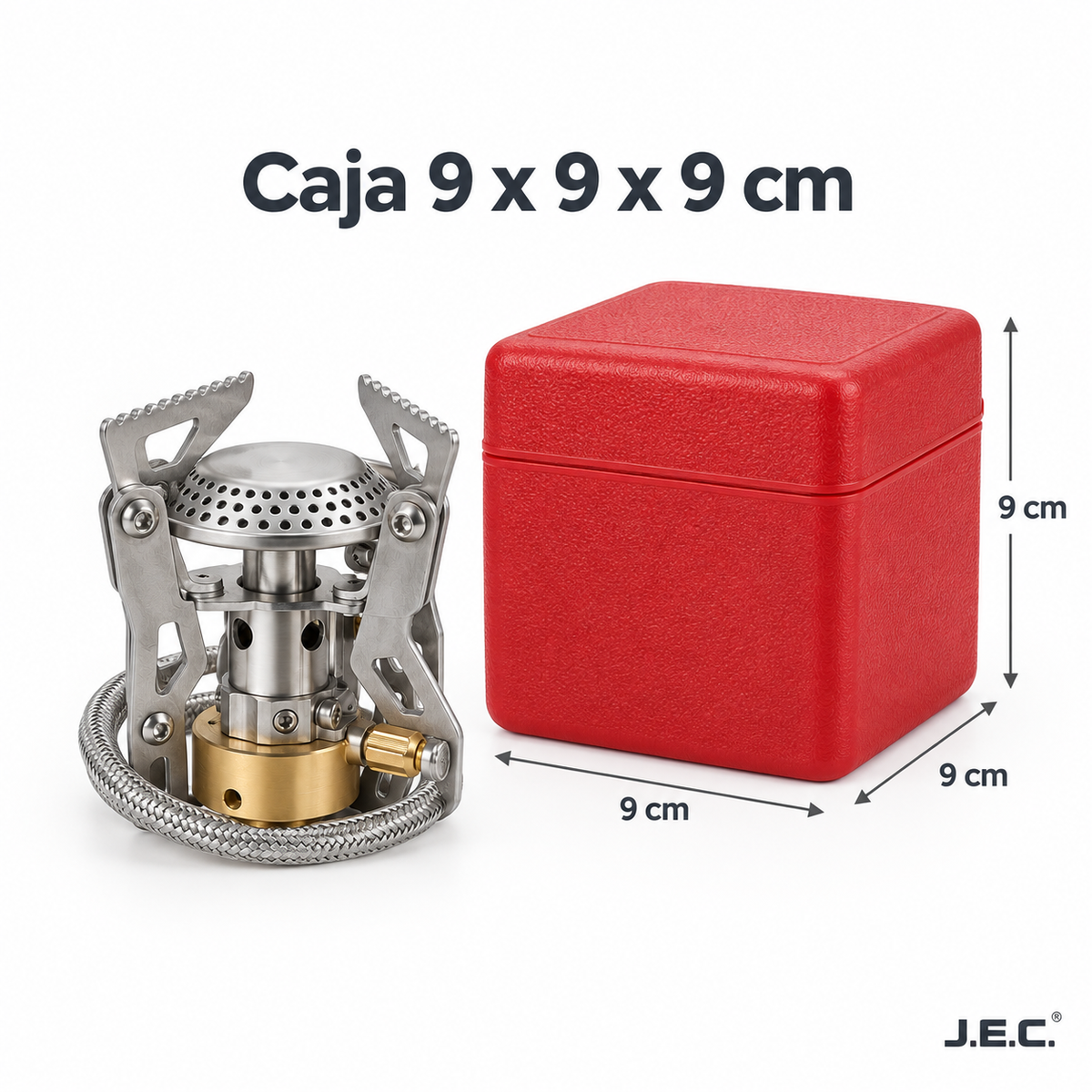 Cocinilla a Gas Camping Portátil Plegable 1 Quemador