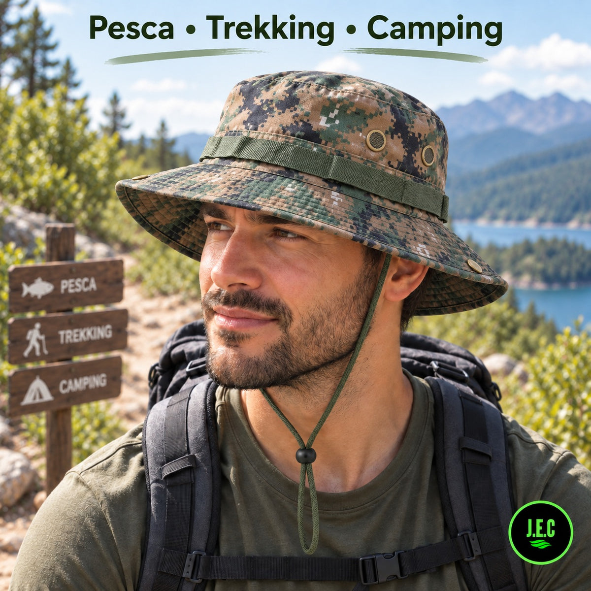 Sombrero Boonie Outdoor Pesca Caza Trekking