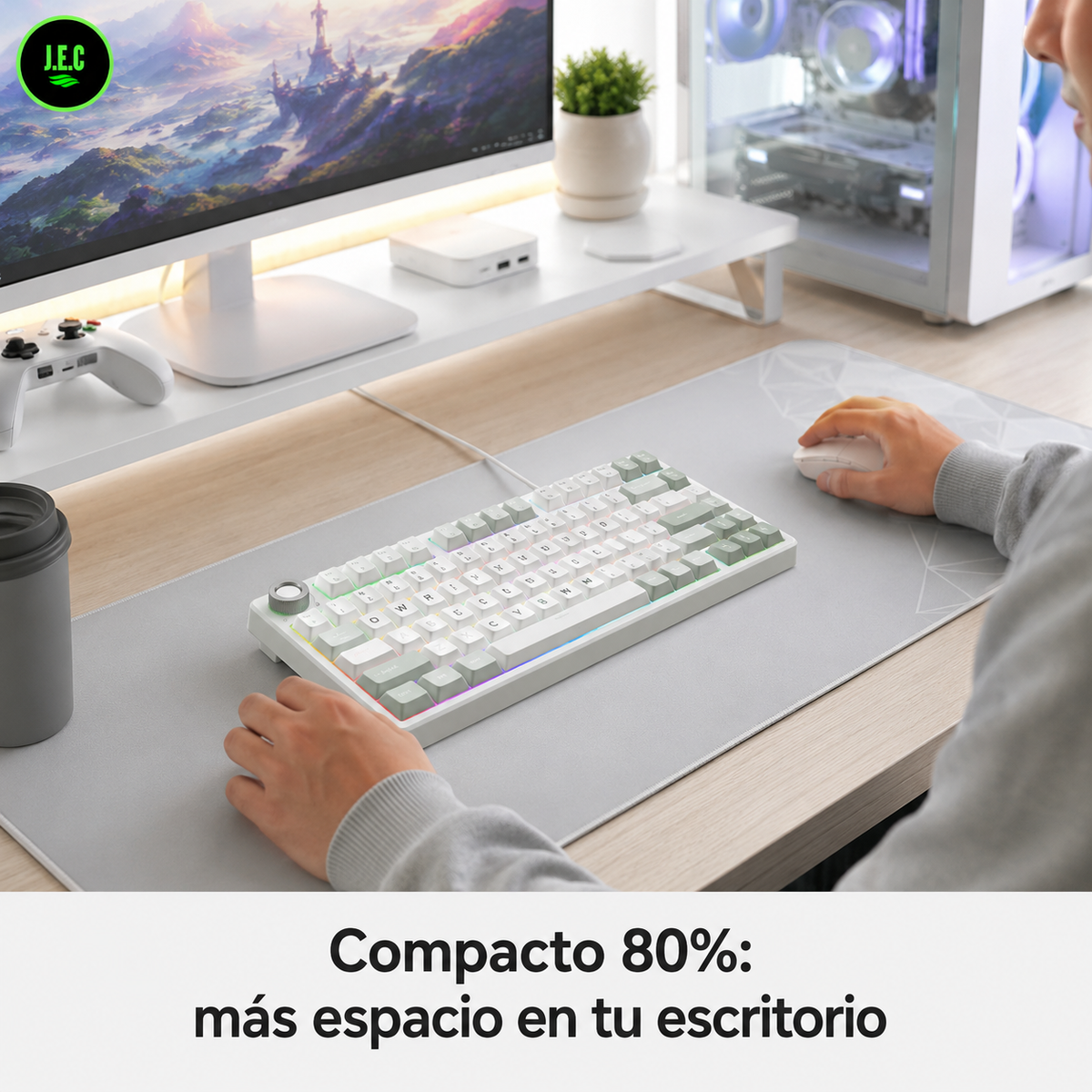 Teclado Mecánico Gamer RK Royal Kludge R75 en Español
