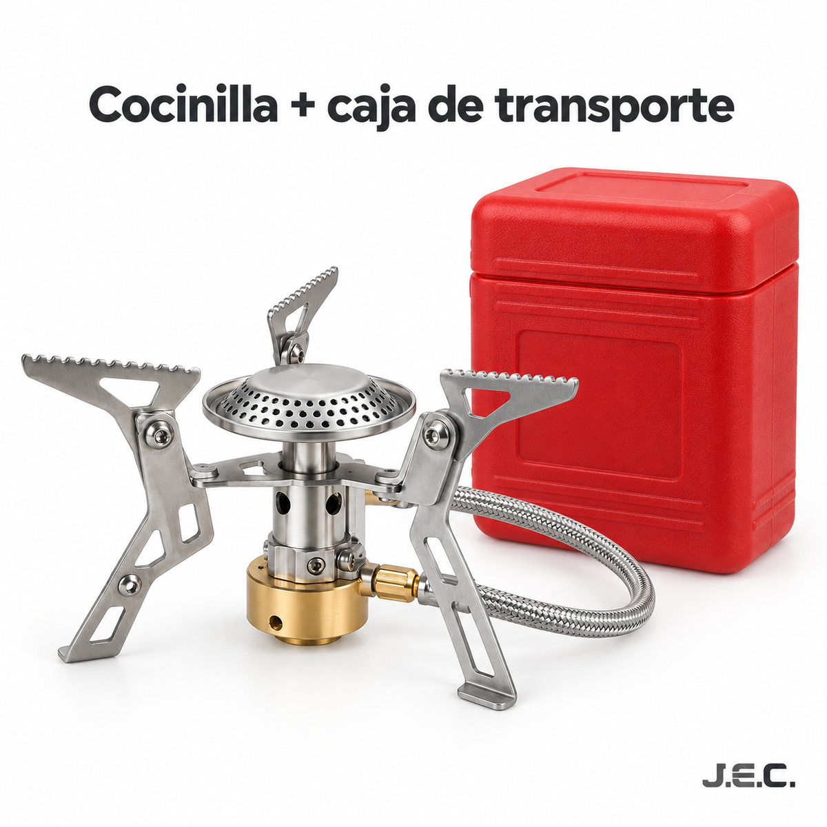 Cocinilla a Gas Camping Portátil Plegable 1 Quemador