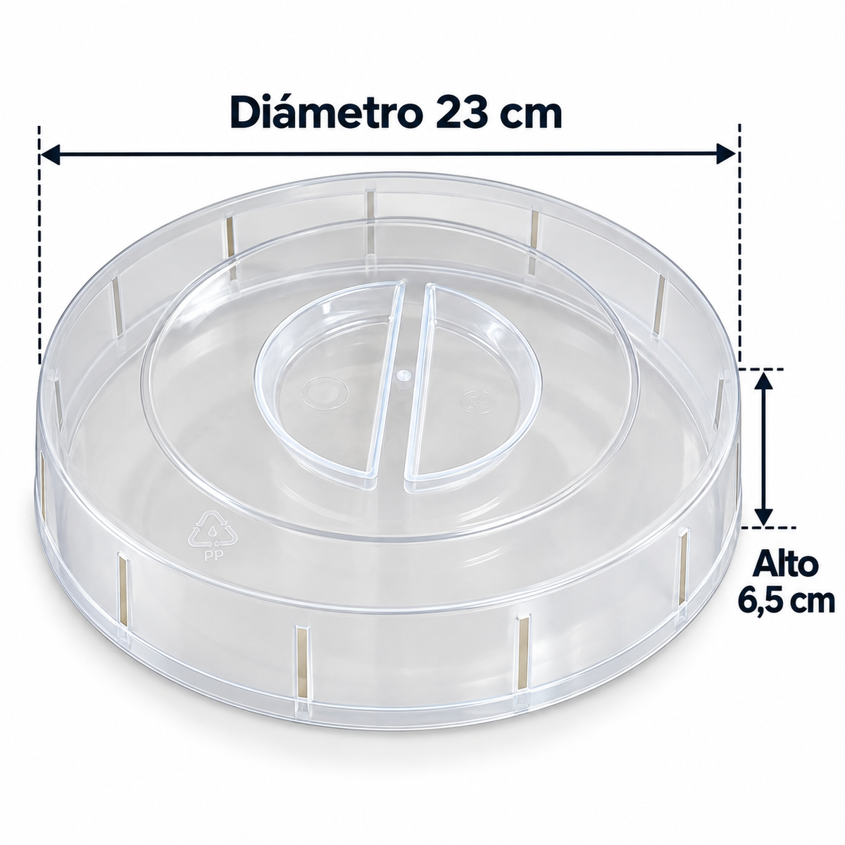 Tapa Microondas Antisalpicaduras Ventilada Transparente