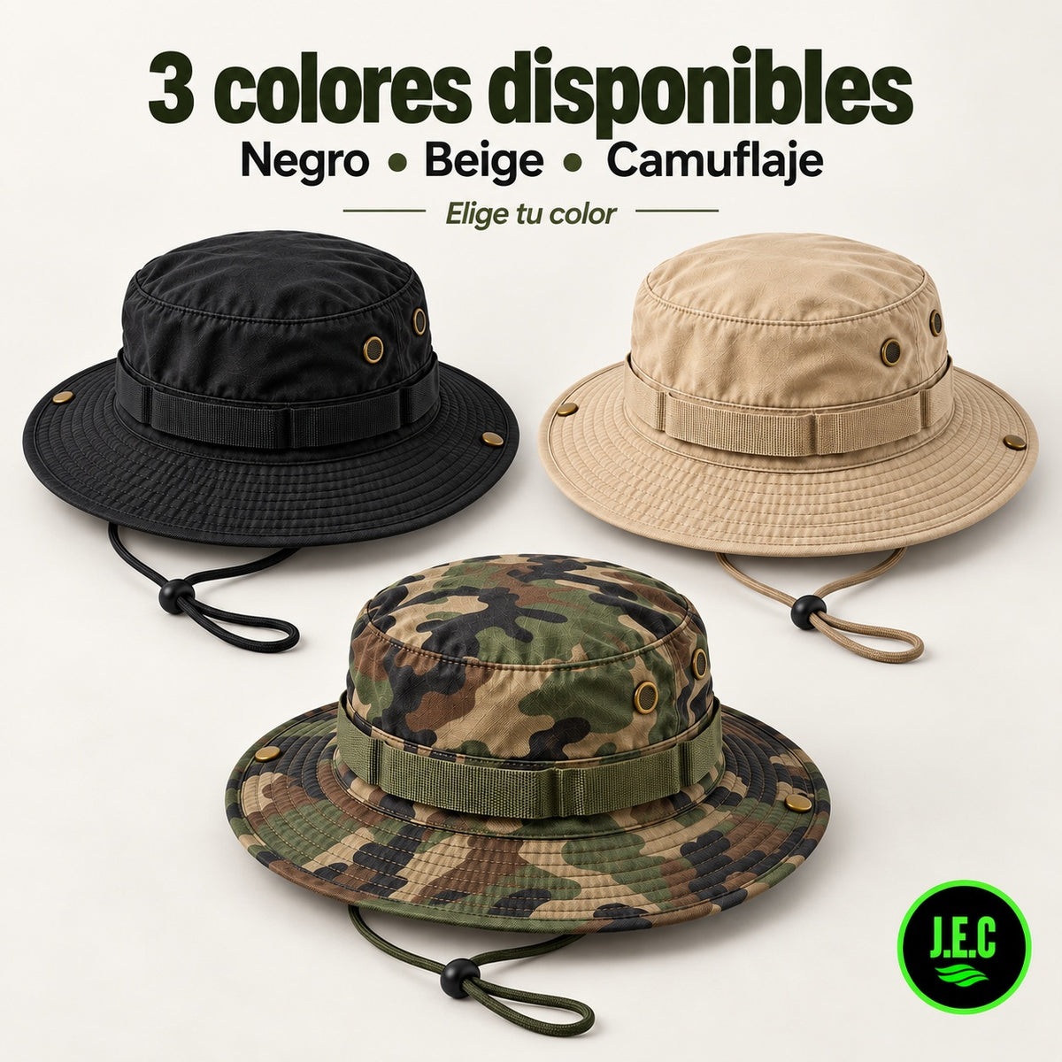 Sombrero Boonie Outdoor Pesca Caza Trekking